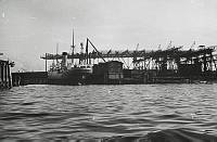 um 1933. Hamburg. Fluss Elbe. Werft. Hafen. Schiffe