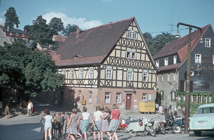 1950er. Sachsen. Elbsandsteingebirge
