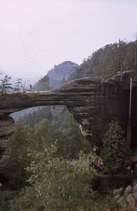 1950er. Sachsen. Elbsandsteingebirge