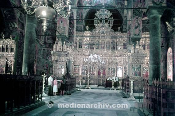 Das Rila-Kloster liegt 20 km östlich der kleinen Stadt Rila. Orthodoxer Religion.