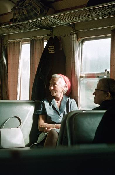 Helsinki. Lore in der Bahn.