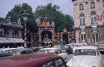 1970er. Frankreich. Nancy. Place Stanislas.