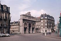 1970er. Frankreich. Nancy. Stadttor.
