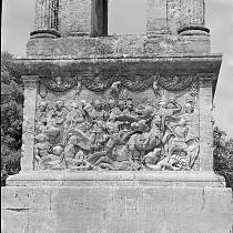 vermutlich 1967. Frankreich. Südfrankreich. St. Rémy de Provence Bouches du Rhône, Triumphbogen. Arc de Triomphe von Saint Remy de Provence
