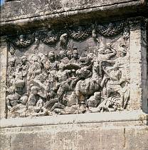 vermutlich 1967. Frankreich. Südfrankreich. St. Rémy de Provence Bouches du Rhône, Triumphbogen. Arc de Triomphe von Saint Remy de Provence