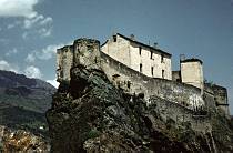 1958. Frankreich. Korsika. Citadelle/Corte.