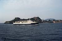 1982. Griechenland. Greece. Korfu.  Insel. Mittelmeer. Schiff. Fähre.