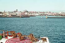 1967. Island. Schiff. Hafen