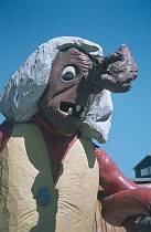 um 1960. Skandinavien.  Norwegen - Scandinavia. Norway - Figur. Holzschnitzerei