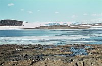 1967. Skandinavien. Norwegen. Meer. Küste. Schnee. Eis.