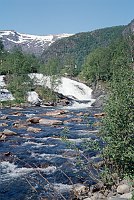 1967. Skandinavien. Norwegen. Fluss. Wasser. Norway. River