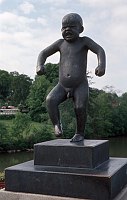 1967. Skandinavien. Norwegen. Oslo. Vigeland Park. Skulpturen