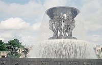 1967. Skandinavien. Norwegen. Oslo. Vigeland Park. Skulpturen