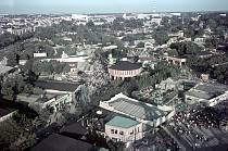 Österreich. Austria. Wien. Blick aus dem Riesenrad. Rummelplatz.<br>um 1960