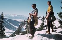 1964. Österreich. Austria.  Oberjoch. Winter. Schnee. Eis.