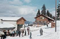 1964. Österreich. Austria.  Oberjoch. Winter. Schnee. Eis.