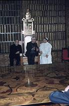 1970er. Poland. Polen. Czenstochau. Bibliothek.