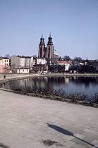 1970er. Poland. Polen. Gnesen. Dom.
