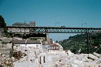vermutlich 1968.   Portugal. Porto. Stahlbrücke über den Douro