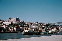 vermutlich 1968.   Portugal. Porto. Stahlbrücke über den Douro