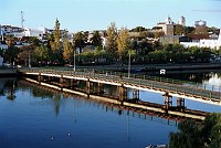 November 2000. <br>Portugal. Tavira. Brücke über den Fluss Gilhão