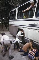 1960er. Rumanien. Romania. Reisebus