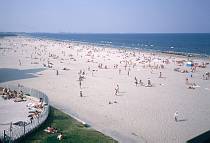 1960er. Rumanien. Romania. Strand am Meer. Vermutlich bei Constanta