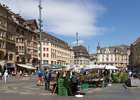 21. 6. 2011. Schweiz. Basel (Panorama aus mehreren Einzelfotos)