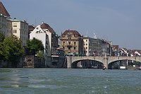 2. 8. 2011. Schweiz. Basel. Fluss Rhein