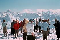 1965. Schweiz. Kanton Graubünden. Davos. Winterzeit.