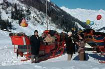 1965. Schweiz. Kanton Graubünden. Davos. Winterzeit.