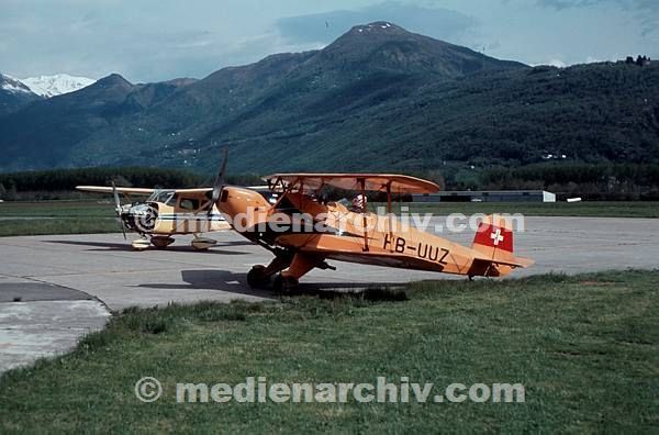 1978. Schweiz. Switzerland. Kanton Tessin. Flugzeug. Flugzeug