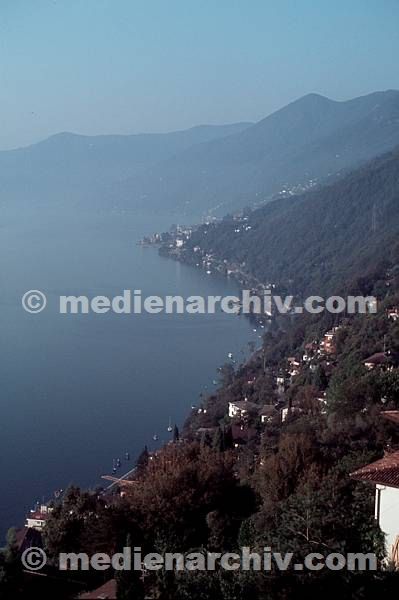 1977. Schweiz. Switzerland. Kanton Tessin. Ascona am See Lago Maggiore