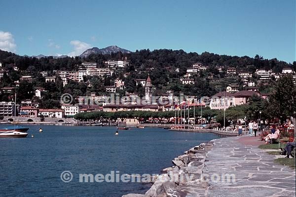 1977. Schweiz. Switzerland. Kanton Tessin. Ascona am See Lago Maggiore