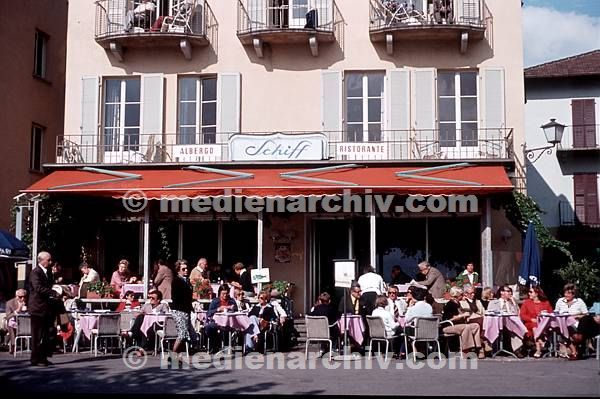 1977. Schweiz. Switzerland. Kanton Tessin. Ascona am See Lago Maggiore