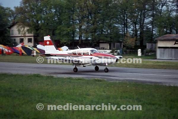 1979. Schweiz. Switzerland. Kanton Tessin. Ronco. Flugzeug