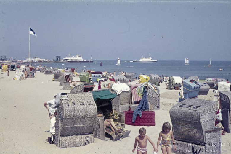 1976. Niedersachsen. Ostfriesland. Insel Föhr. Ostsee. Strand