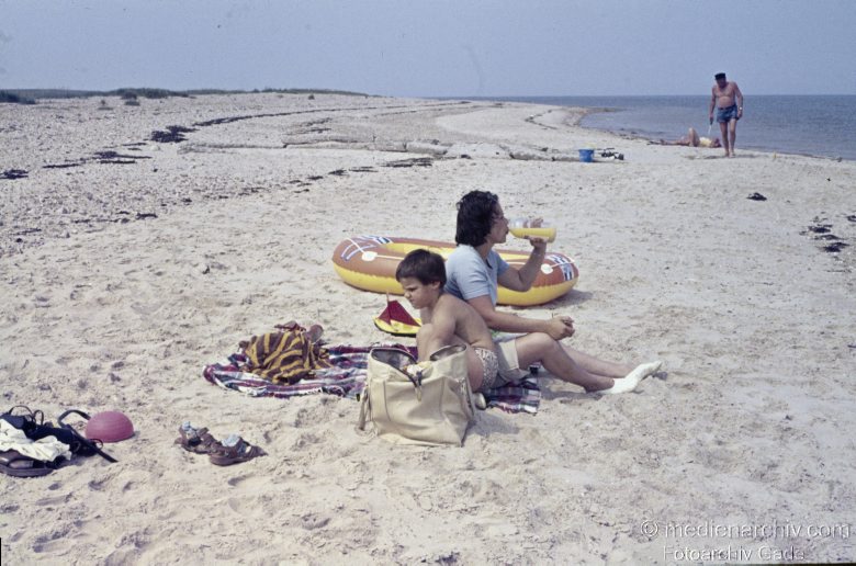 1976. Niedersachsen. Ostfriesland. Insel Föhr. Ostsee. Strand