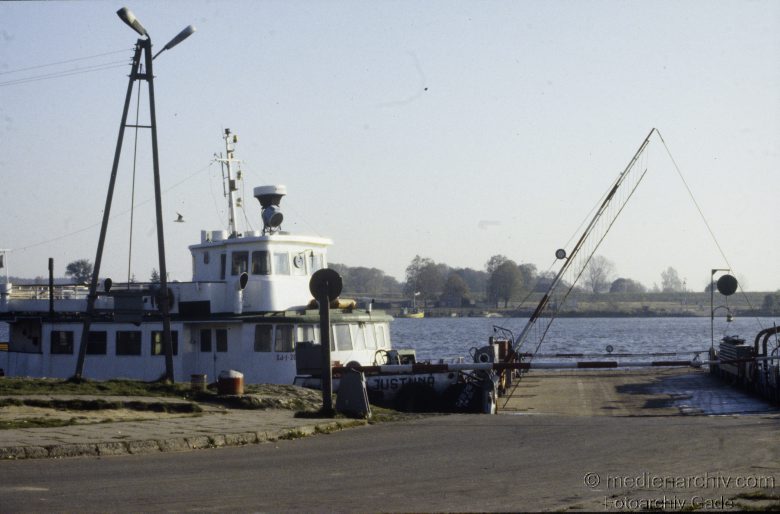 1987. Polen. Schiffe. Fähre