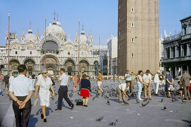 1969. Italien. Venedig - Italy. Venice. Markusplatz. Markusdom
