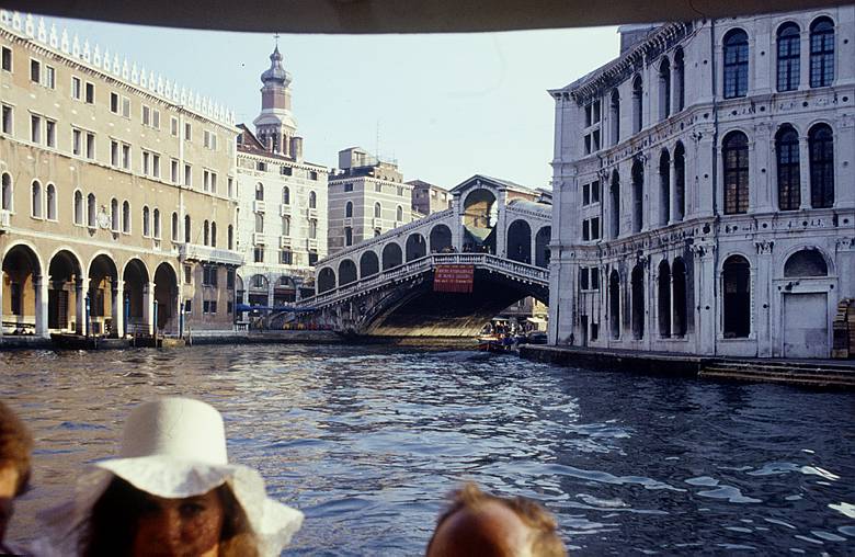 1969. Italien. Venedig - Italy. Venice. Rialto Brücke