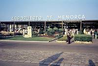 1975. Spanien. Baleren. Menorca. Flugplatz. Aeropuerto de Menorca. Airport