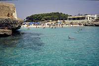 1975. Spanien. Baleren. Menorca. Küste am Mittelmeer