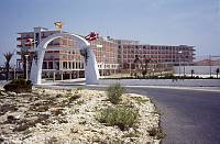 1975. Spanien. Baleren. Menorca. Hotelanlage