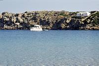 1975. Spanien. Baleren. Menorca. Küste am Mittelmeer