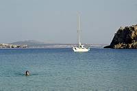 1975. Spanien. Baleren. Menorca. Küste am Mittelmeer