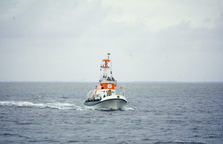 1978. Schleswig-Holstein. Sylt. Seenotkreuzer H. J. Kratschke der DGzRS. Schiff