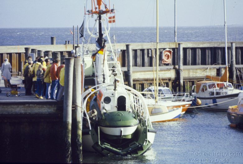 1978. Schleswig-Holstein. Sylt. Seenotkreuzer H. J. Kratschke der DGzRS. Schiff. Hafen