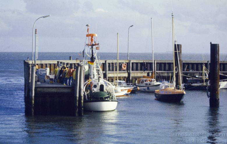 1978. Schleswig-Holstein. Sylt. Seenotkreuzer H. J. Kratschke der DGzRS. Schiff. Hafen