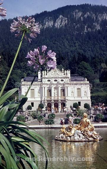 Bayern. Ettal. Linderhof Palace. Schloss Linderhof